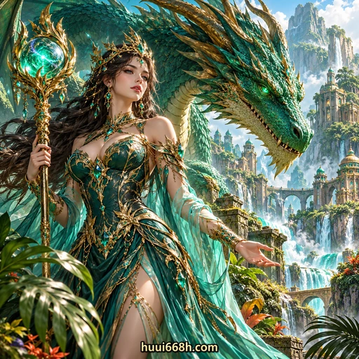 Ilustrasi fantasi mitologi huui668 — huui668h.com
