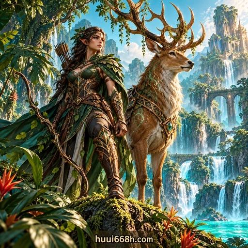 Ilustrasi fantasi mitologi huui668 — huui668h.com